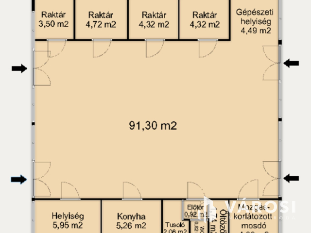 Korszerű épülettel ipari terület eladó!
