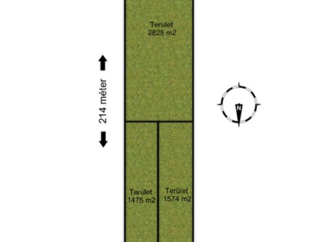 5800 m2-es kertes mezőgazdasági terület Csemőn!