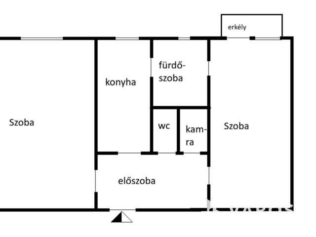 2 szobás, csendes, világos lakás Szombathelyen